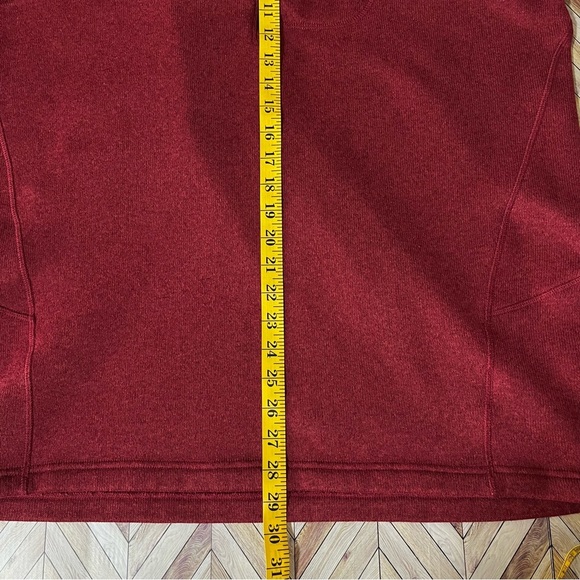 MARMOT Dropline Sweater Dark Red Pullover Fleece XXL Outdoor Active Gorpcore - Picture 9 of 10